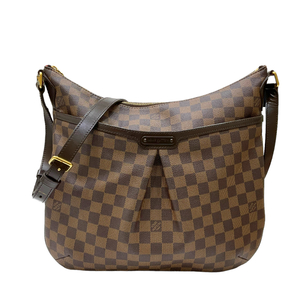 ルイ・ヴィトン LOUIS VUITTON ブルームズベリGM N42250 エベヌ ダミエ・キャンバス/レザー ショルダーバッグ レディース 中古