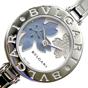 ブルガリ BVLGARI B-zero1　ディテラネアン・フラワー　Sサイズ　ブルーシェル BZ22FDSS.S ステンレススチール 腕時計 レディース 中古