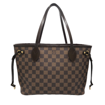 ルイ・ヴィトン LOUIS VUITTON ネヴァーフルPM N51109 ダミエ ダミエ トートバッグ レディース 中古_画像2