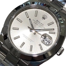 ロレックス ROLEX デイトジャスト41 126300 シルバー SS 腕時計 メンズ 中古_画像1