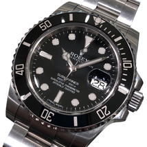 ロレックス ROLEX サブマリーナデイト 116610LN ブラック SS 腕時計 メンズ 中古_画像1