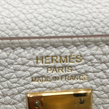 エルメス HERMES ケリー25 内縫い B刻 マッシュルーム トゴ GD金具 ハンドバッグ レディース 中古_画像9