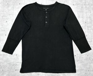 バナナ シルバーレーベル ヘルスニット ボディ ヘンリーネック Tシャツ 七分袖　　Vanana silver label Healthknit 五分袖 柳8628