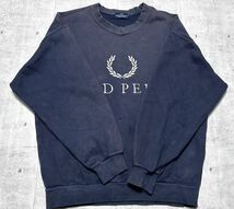 フレッドペリー ビッグロゴ 刺繍ロゴ スウェット トレーナー フェード 色あせ　　FRED PERRY 日本製 ハイクオリティー デカロゴ 柳8622_画像10