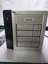 管４（通電確認、中古現状、即発送）PROMISE TECHNOLOGY Pegasus R4 NAS ネットワーク　HDD1TBｘ４個_画像2