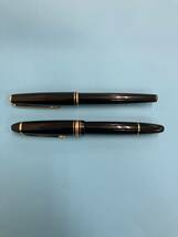 モンブラン MONTBLANC 万年筆 マイスターシュテュック クラシック ペン先 14K 2本 まとめ 【01】_画像1