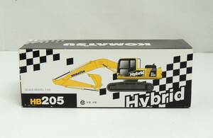 □　KOMATSU　コマツ　HB205　Hybrid　1/43スケール　パワーショベル　ミニカー　建設車両　作業車　重機　工事車両　働く車　保管品　③