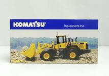 □　KOMATSU コマツ ダイキャストモデル 1/50スケール WA470 The experts line ホイールローダー ミニカー 建設車両 作業車 保管品　③_画像6