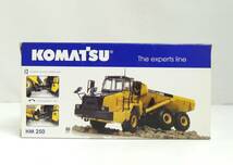 □　KOMATSU コマツ ダイキャストモデル 1/50スケール HM250 The experts line ダンプトラック ミニカー 建設車両 作業車 保管品　③_画像6