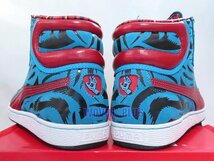 新品 28.5cm PUMA FIRST ROUND HI X SC LIST 346545-01 BLUE/RED/RLACK SANTA CRUZ ファースト ラウンド ハイ サンタクルーズ プーマ_画像3