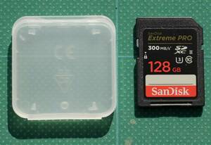 SanDisk Extreme PRO SDXC UHS-IIカード 128GB　読取最大300MB/s