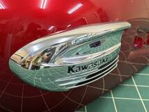 ★X16 売切り! カワサキ W400 W650 EJ400A EJ650A 純正 ガソリンタンク フューエル タンク KAWASAKI 左右 エンブレム付_画像7