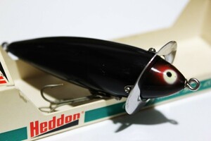 ■s3612 HEDDON 210 ヘドン 210 オールド 希少 サーフェス ブラック 縦割れ b ボックス■