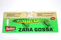 ■s3568 HEDDON ZARA GOSSA ヘドン ザラゴッサ 希少 デッドストック 130mm gra■未使用_画像1