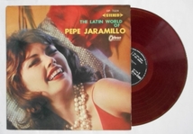 THE LATIN WORLD OF PEPE JARAMILLO ラテンのすべて ペペ・ハラミジョ 見開きジャケット 赤盤 ペラジャケ オデオン 東芝 OP7229 送510円～_画像1