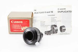 【コレクターズアイテム 未使用品】 キャノン CANON Duplicator 8 デュプリケーター カメラ 同梱可能 #8257