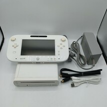 K0901　★任天堂 Wii U 本体一式 ベーシックセット シロ 動作品 簡易チェック品 Nintendo ニンテンドー Wiiu_画像1