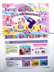 非売品 大会 ポスター ピープル 新生 2022年ねじハピ スタート! 新製品2品が仲間入り!2022年7月上旬初度出荷 サイズ 約30×21cm #3420