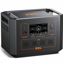 EBL ポータブル電源 2000W リン酸鉄 2096.64Wh/44800mAh AC高出力(2000W 瞬間最大4000W)_画像1