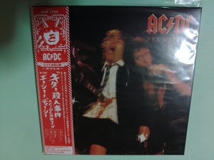 ♪♪　視聴回数１回　AC/DC　「ギター殺人事件　AC/DC　流血ライヴ」　紙ジャケ　国内盤　帯付き　2007年盤　♪♪