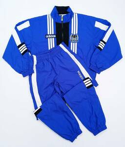 美品！チーム支給品！1997-1998年 adidas製 GAMBA OSAKA ガンバ大阪 トレーニングブレーカー上下セット(M相当)日本製