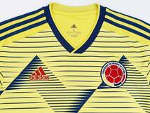 極美品！2019年 Seleccion de futbol de Colombia コロンビア代表 1st ホームユニフォーム(M相当)コロンビア製_画像6