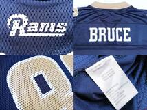 貴重品！極美品！Reebok製 St.Louis Rams セントルイス ラムズ Isaac Bruce #80 エキップメントジャージ(2XL-3XL相当)_画像10