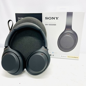 1円～ 美品☆SONY ソニー WH-1000XM4 ワイヤレス ノイズキャンセリング ステレオ ヘッドホン☆ハイレゾオーディオ/ハンズフリー対応/