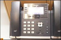 税込◆Yealink◆SIP電話機 3台 SIP-T43U 3.7インチ液晶ディスプレイ 通電確認済 ヤーリンク 事務所 オフィス -D3-8272_画像6