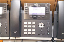 税込◆Yealink◆SIP電話機 3台 SIP-T43U 3.7インチ液晶ディスプレイ 通電確認済 ヤーリンク 事務所 オフィス -D3-8272_画像7