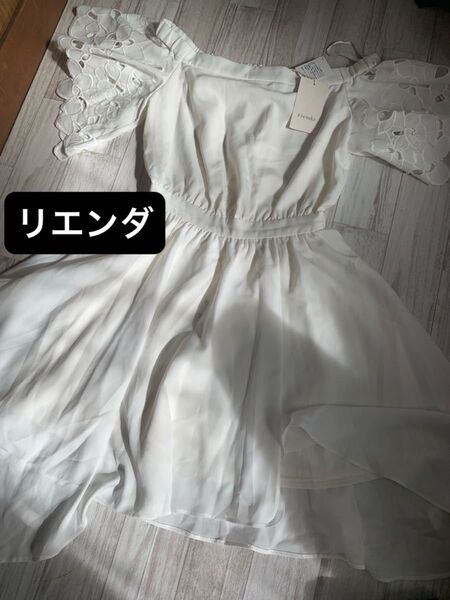 リエンダ rienda ワンピース ミニワンピ タグ付き