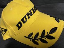 DUNLOP モータースポーツ キャップ　イエロー　ダンロップ　帽子　黄色_画像2