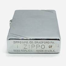 ZIPPO ジッポー 1935 レプリカ 2007年製 ダイアゴナルライン 喫煙具 ライター_画像5