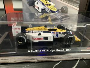 ナイジェル　マンセル仕様　DeAGOSTINI デアゴスティーニ ビッグスケールF1コレクション ウィリアムズ　FW11B 1/24 Williams ホンダ　HONDA