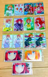 五等分の花嫁∽ウエハース　中野四葉 SPカード等　15枚まとめ売り　早い者勝ち　即日発送