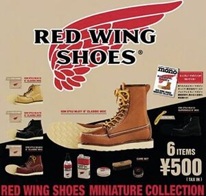 RED WING SHOES MINIATURE COLLECTION レッドウィング シューズ ミニチュアコレクション vol.1.2 × 全6種セット ガチャガチャ 1/6