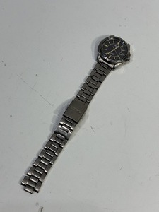 SEIKO セイコー アナログ 腕時計 ソーラー チタン デイト V145-0AX0 難有 USED 中古 (R510