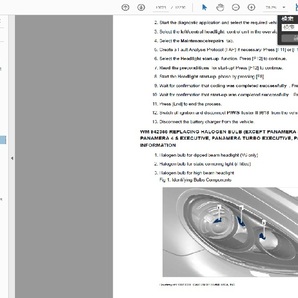 ポルシェ パナメーラ 970 (2009-2016) ワークショップ&配線図 整備書の画像7