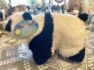  France Panda soft toy cushion zabuton pillow pillow tag equipped unused 