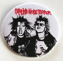 EXTREME NOISE TERROR - In It For Life 缶バッジ 40mm #UK #punk #80's cult killer punk rock #custom buttons_画像1