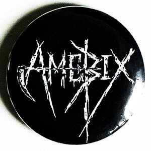 AMEBIX - Logo 缶バッジ 25mm #UK #punk #80's cult killer punk rock #custom buttons