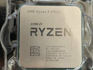 AMD Ryzen 9 3900 X CPU 本体・プラケース 12コア24スレッド高性能 B550 X570マザーボードで正常動作確認済