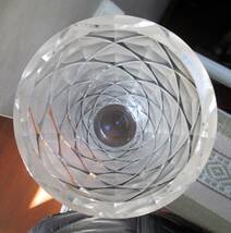 ノリタケ　クリスタル　切子花瓶　１４ｃｍ丸　高さ２０．５ｃｍ_画像5