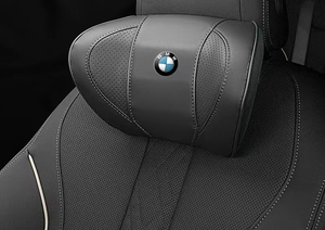 BMW 専用 車用記憶 通気性弾性 ネックパッド レザー 首 ネック 2個 BMW X1 X2 X3 X4 X5 X6 X7 シリーズ 3 5 7 4色選択可