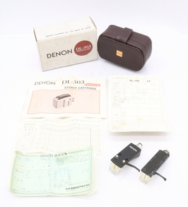 【ト滝】Denon デノン DL-303 MC Cartridge MC カートリッジ2個セット オーディオテクニカ MG－9 DS531DEW69