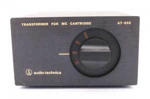 【ト滝】audio-technica オーディオテクニカ MC昇圧トランス AT-650 音響機器 ターンテーブル付帯機器 DS531DEW67