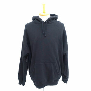 ★ シュプリーム パーカー Big Logo Hooded Sweatshirt ブラック サイズL (0220472607)