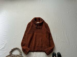 ユナイテッドアローズ green label relaxing 可愛いトグルボタンシェットランドニット☆UNITED ARROWS