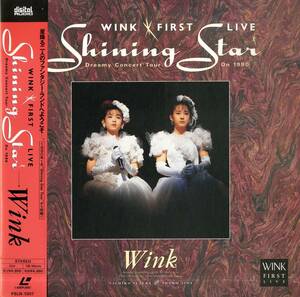 B00172719/LD/ウインク「Shining Star / Wink First Live」