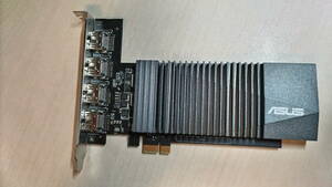 【動作確認済み】ASUS NVIDIA GeForce GT 710 搭載 ファンレスモデル 2G GT710-4H-SL-2GD5 GPU グラフィックボード グラボ HDMI×4ポート